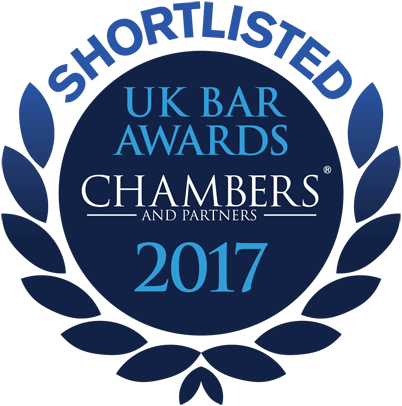 1MCB member shortlisted for a Chambers UK Bar Award 2017